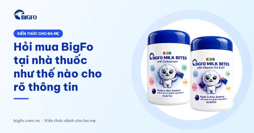 Hỏi mua BigFo tại nhà thuốc như thế nào cho rõ thông tin