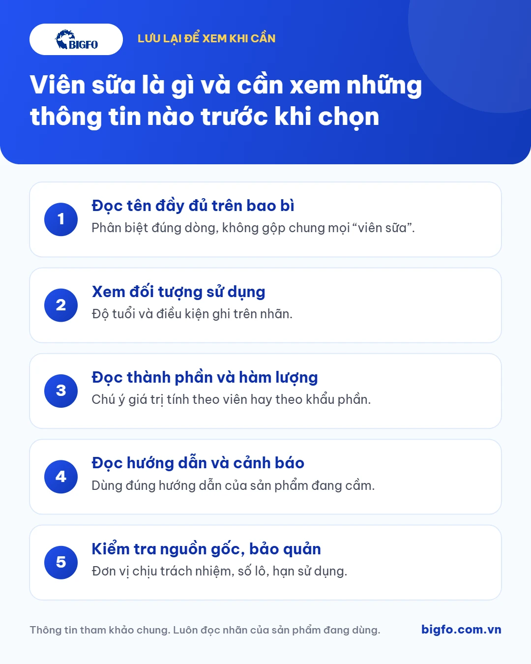 Tóm tắt: Viên sữa là gì và cần xem những thông tin nào trước khi chọn